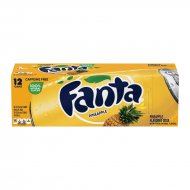 FANTA CAN PINEAPPLE USA [PACK OF 12]
